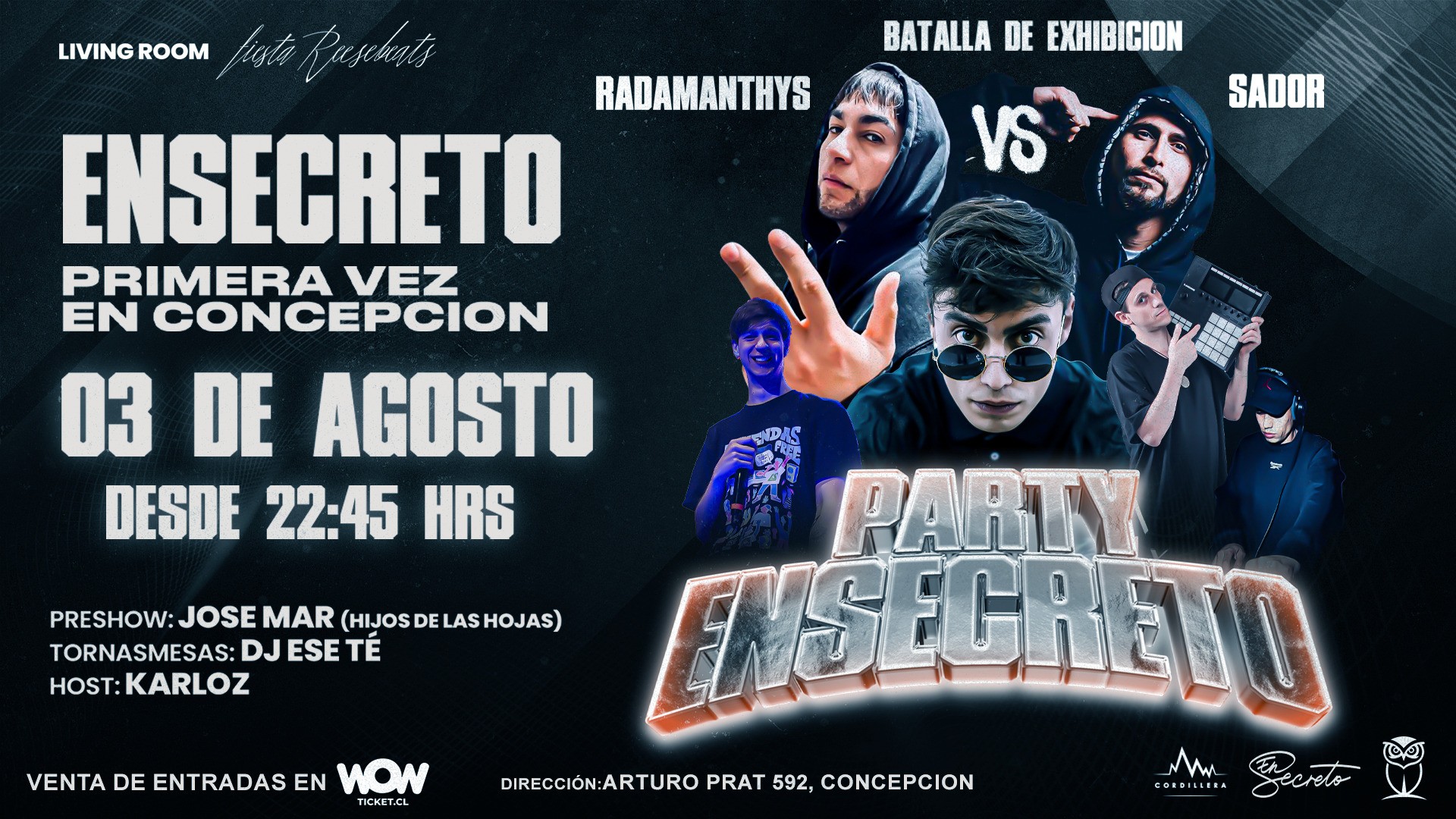 PARTY ENSECRETO EN CONCEPCION