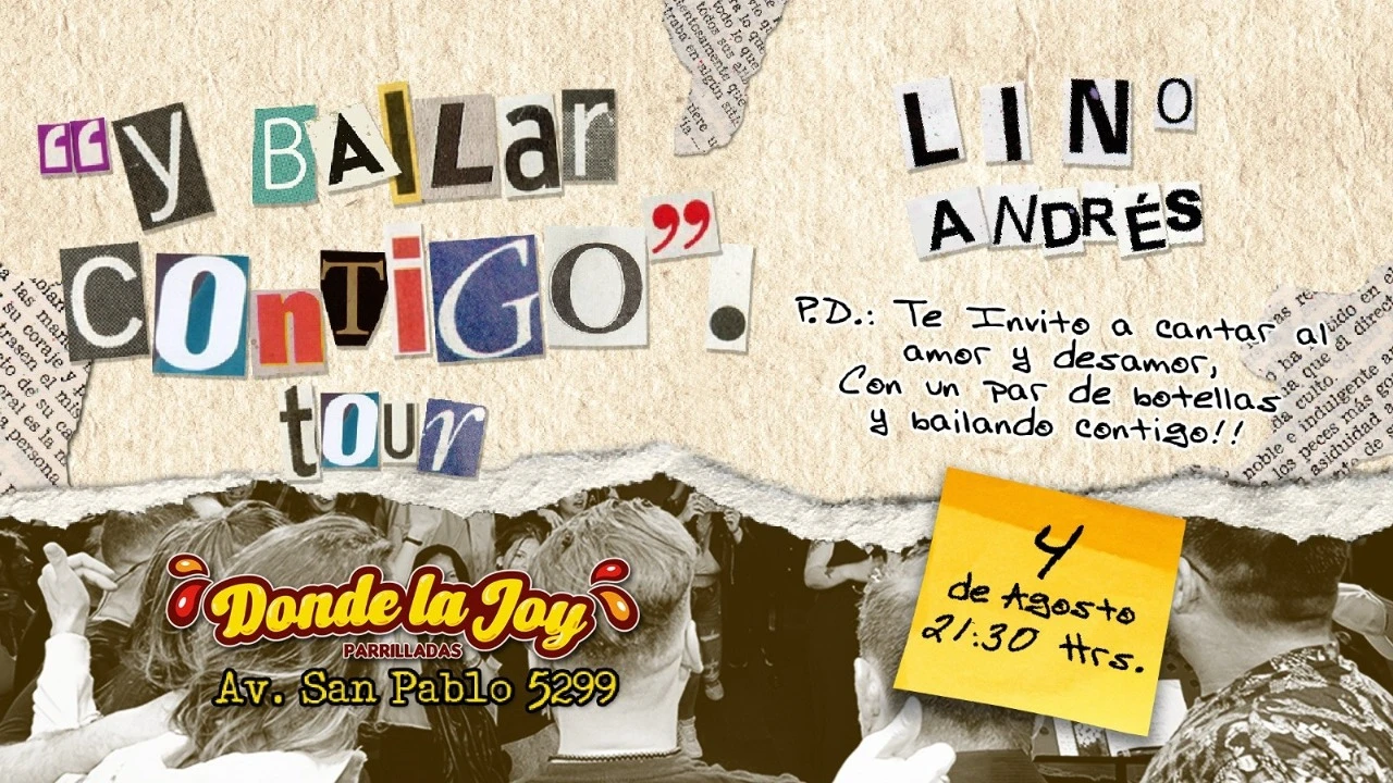 Y BAILAR CONTIGO TOUR - LINO ANDRES