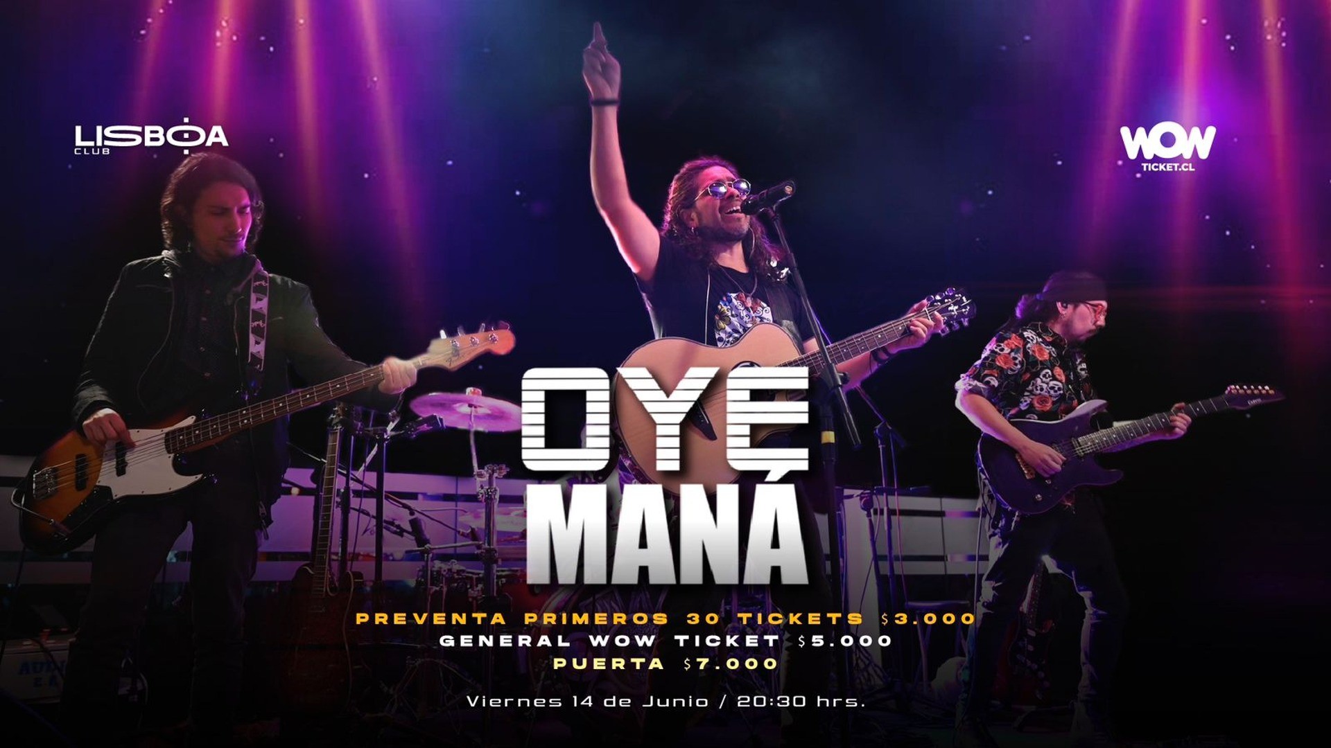 OYE MANÁ TRIBUTO A MANÁ EN VIVO