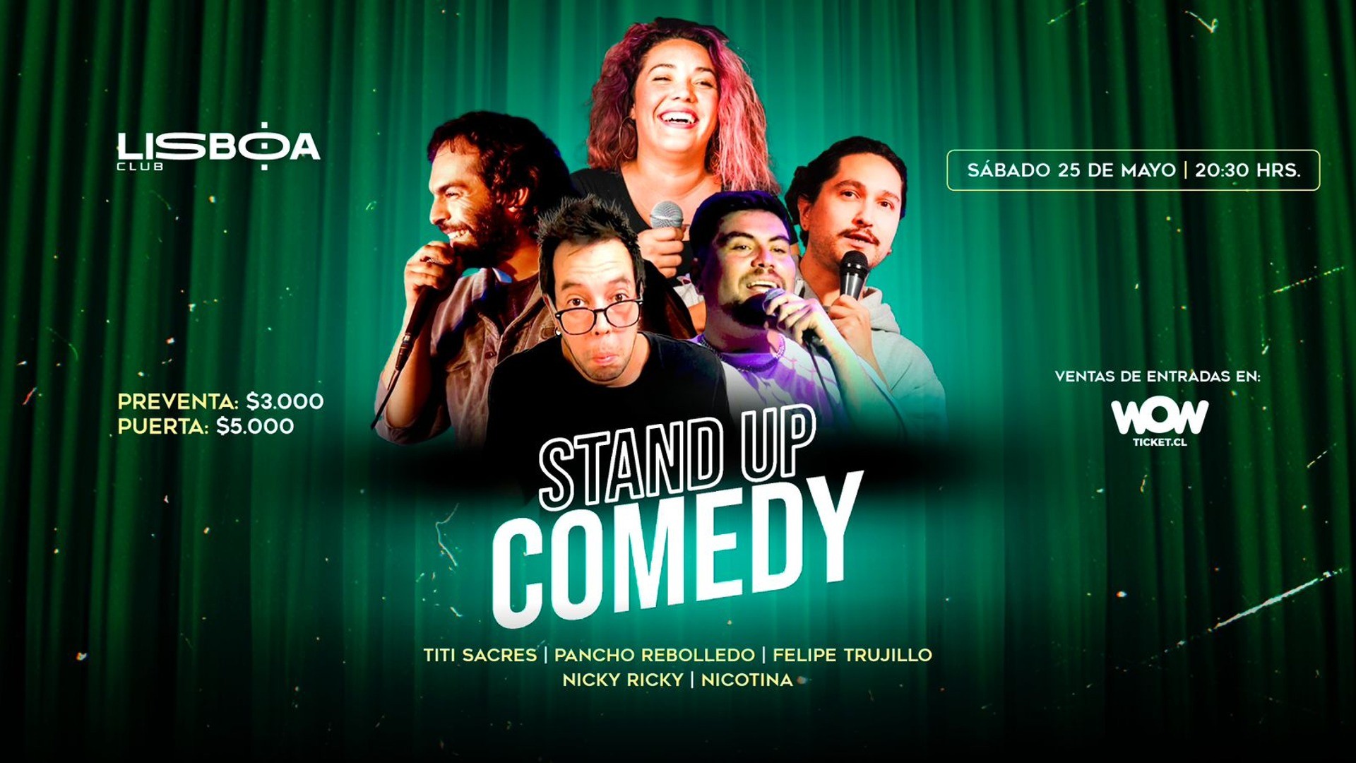 NOCHE DE STAND UP EN LISBOA